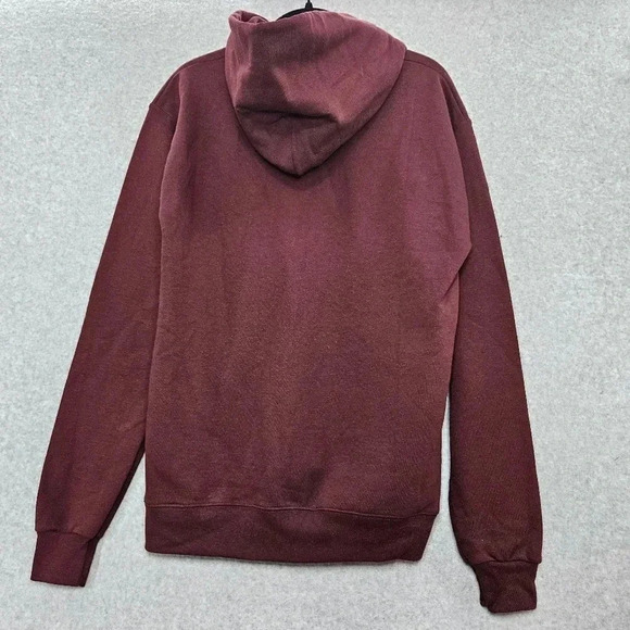 Hanes EcoSmart Burgundy Hoodie Men's Size‎ Small - Picture 2 of 4